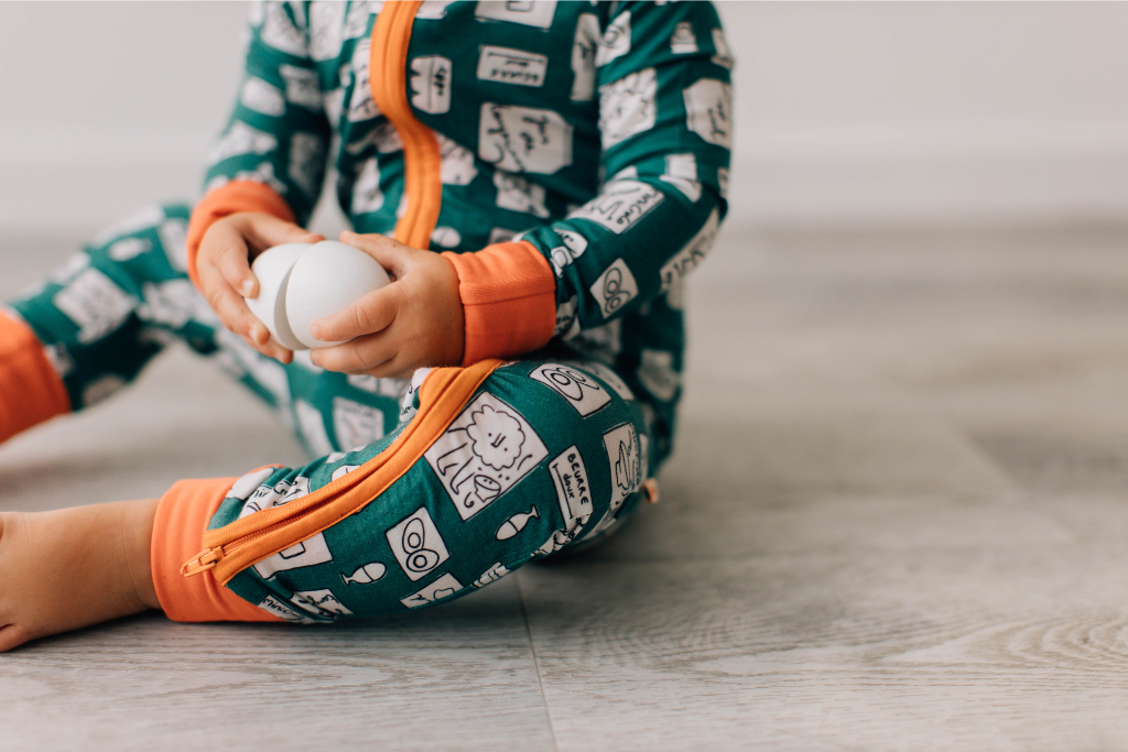 Milk & Cereal Spread Convertible Romper