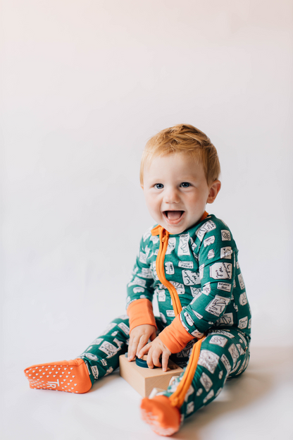 Milk & Cereal Spread Convertible Romper